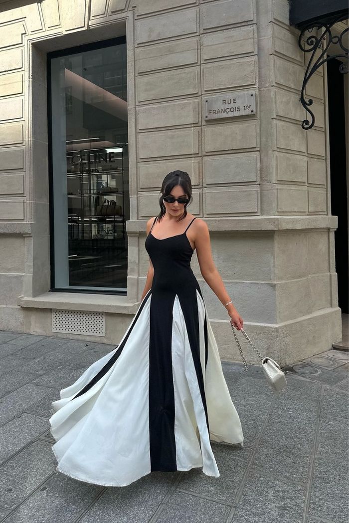 Eliana | Vestido Maxi con Paneles