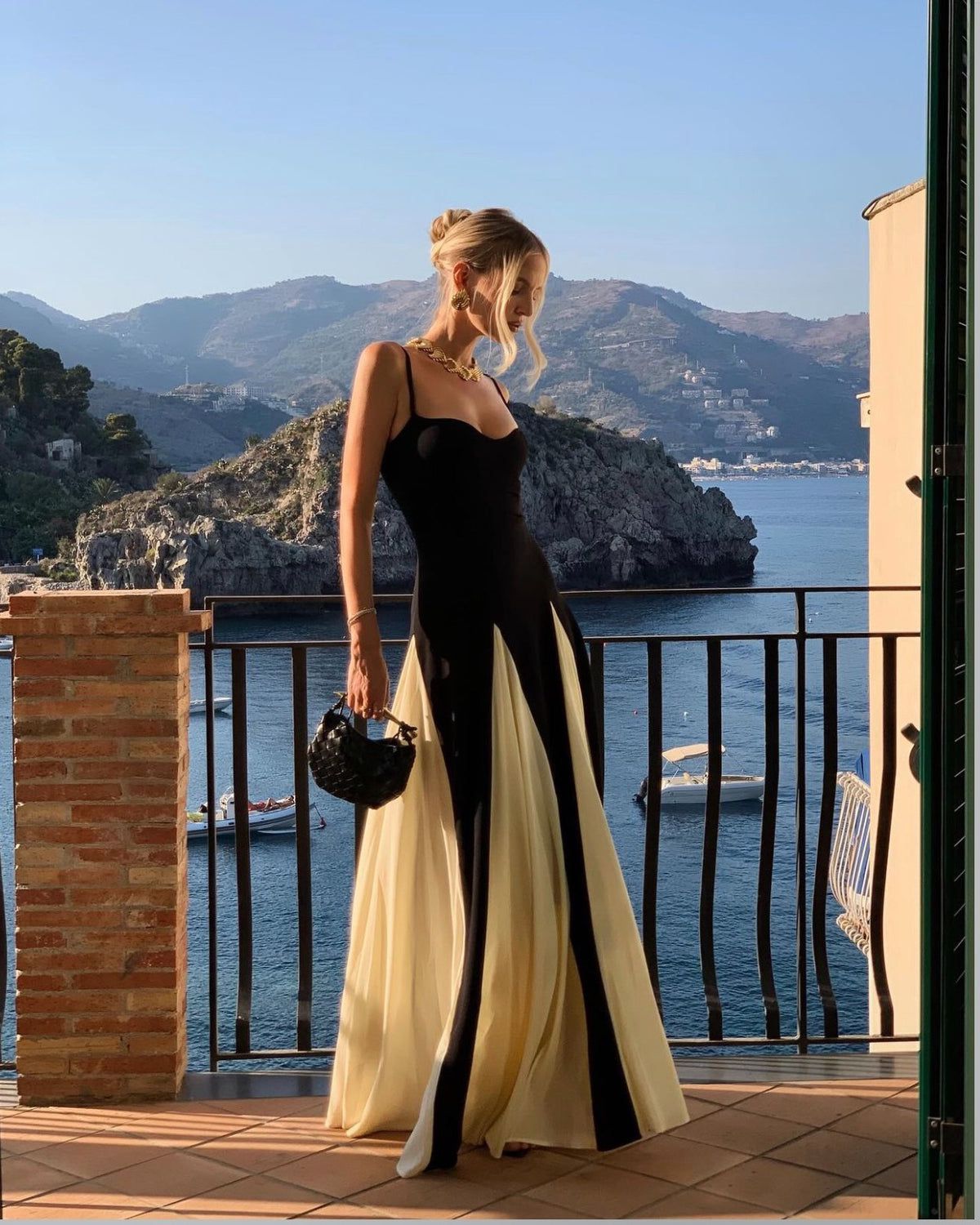 Eliana | Vestido Maxi con Paneles