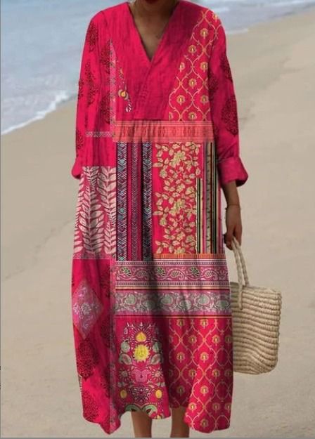 Adeline™ | Vestido Impreso Brisa de Verano