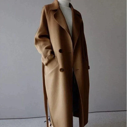 Sarah™ - Abrigo Largo de Lana