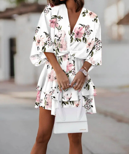 Valeria - Vestido Mini Floral Bohemio