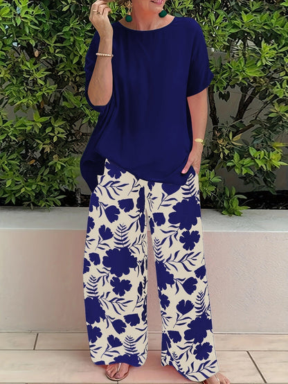 Bonnie - Conjunto floral elegante para estilo y confort
