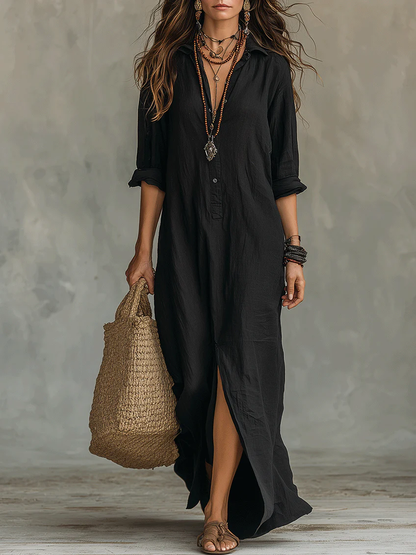 Vestido Largo Elegante Willow - Fluido y Atemporal