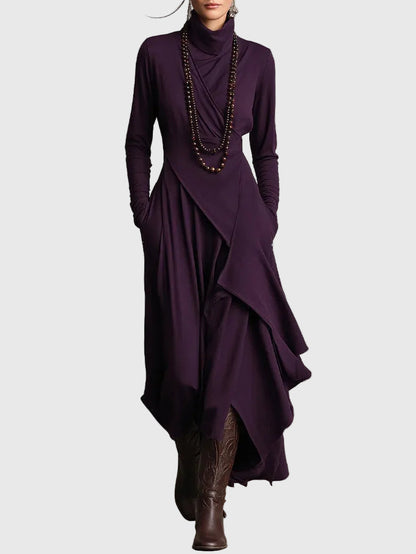Violeta | Vestido Maxi Plisado