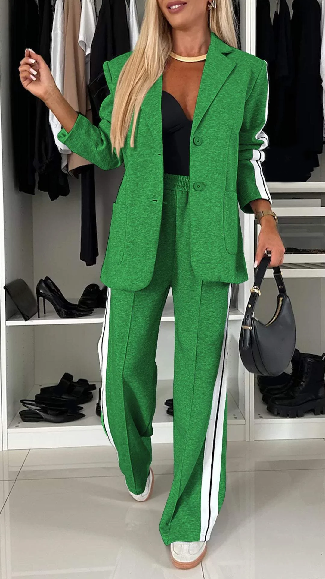 BRIELLE – CONJUNTO DE BLAZER Y JOGGER DEPORTIVO LUXE
