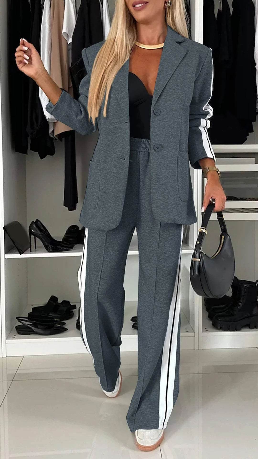 BRIELLE – CONJUNTO DE BLAZER Y JOGGER DEPORTIVO LUXE