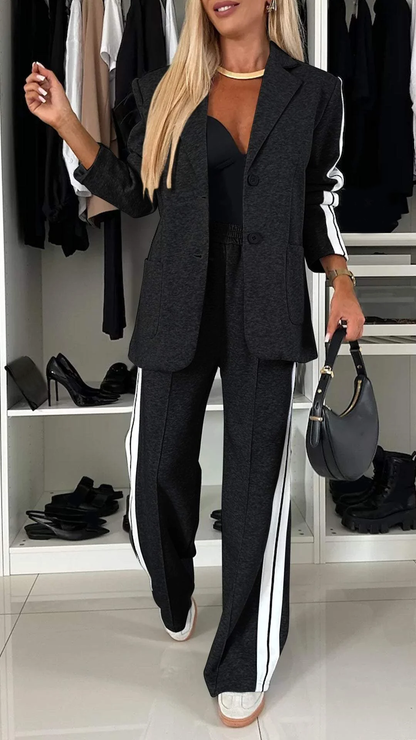 BRIELLE – CONJUNTO DE BLAZER Y JOGGER DEPORTIVO LUXE