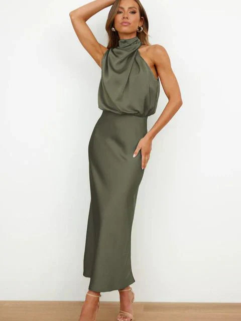 Benthe - Vestido Midi Off-Shoulder