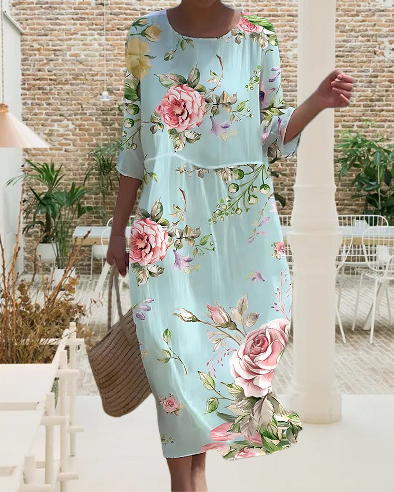 Lucy - Vestido Floral Elegante