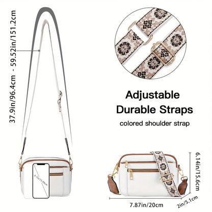 Bolso Cruzado de Cuero PU