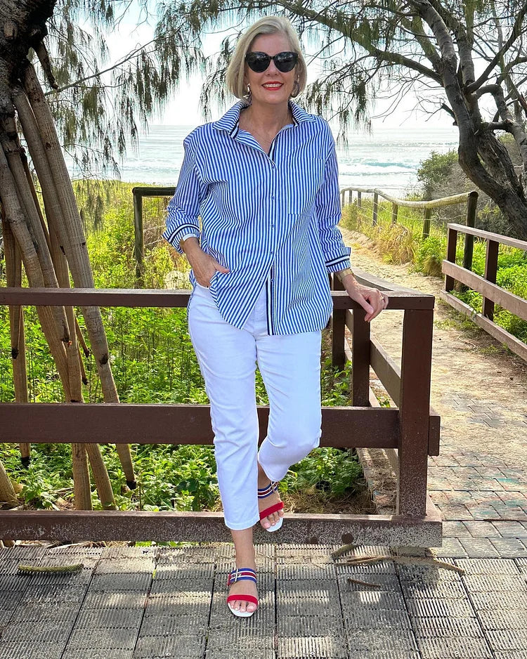 Ellen™ | Camisa a Rayas