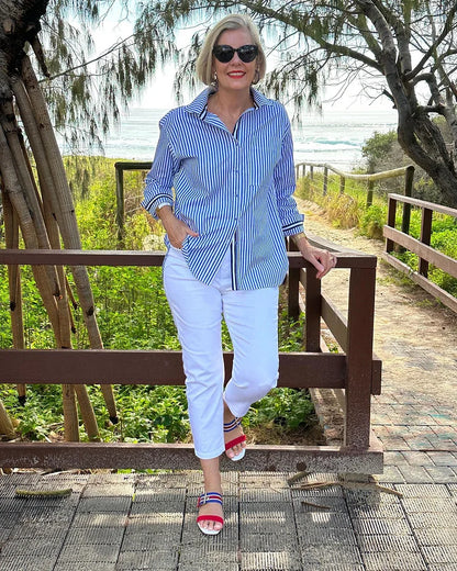 Ellen™ | Camisa Rayada