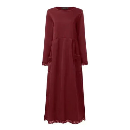 Wafa - Vestido Largo Elegante y Confortable