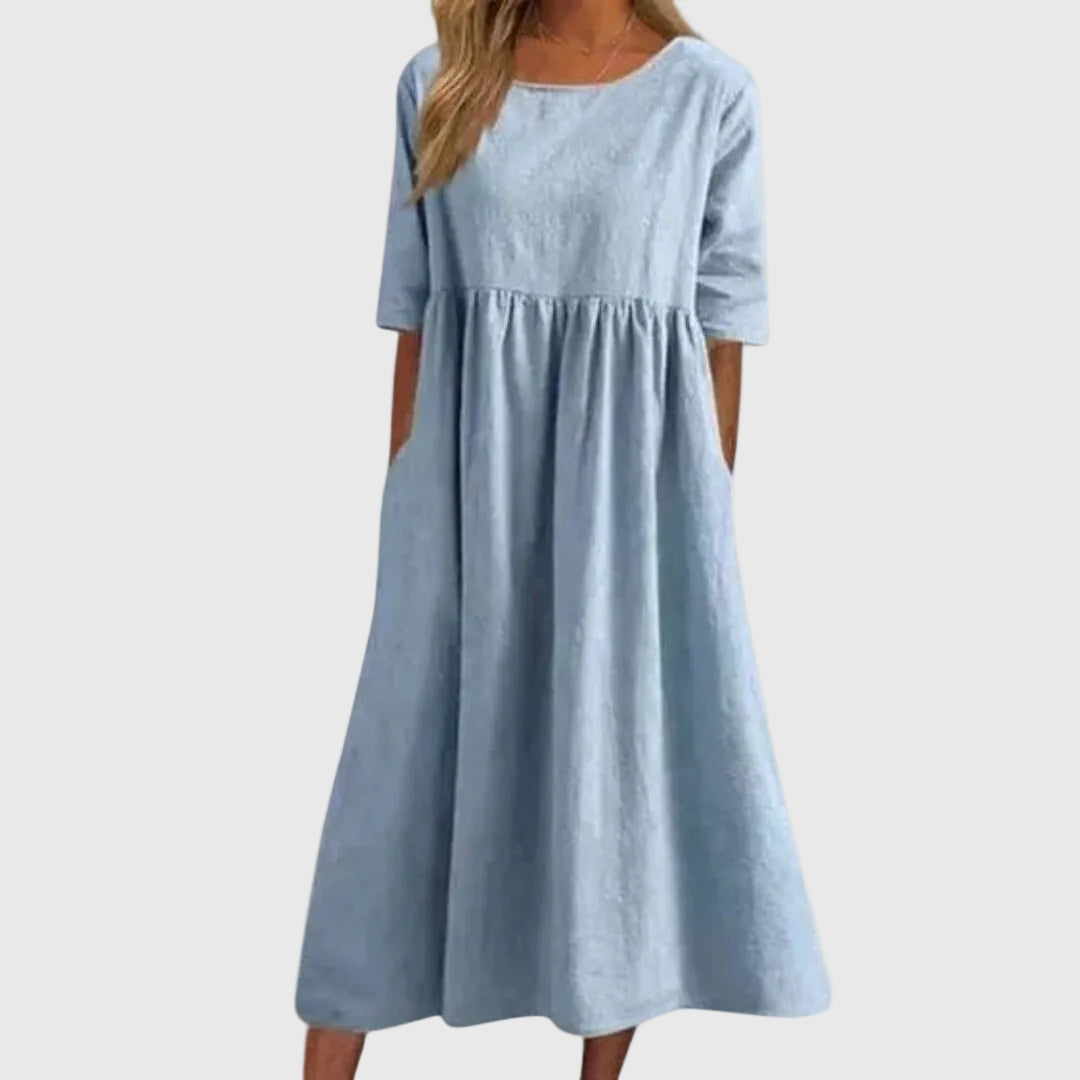 Haisley | Elegante Vestido Midi Fluyente