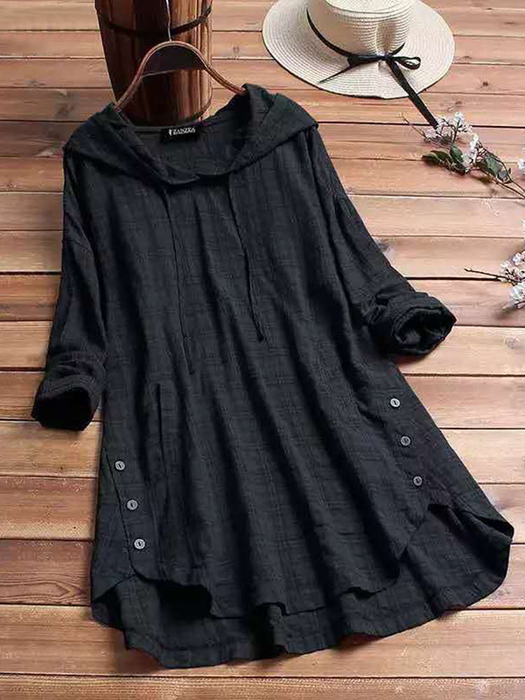 Blusa Antoinette Ternet con Capucha - Estilo Diario Confortable