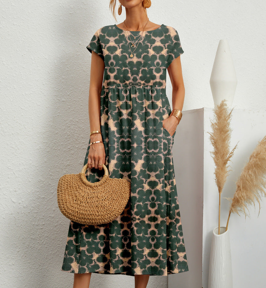 Índigo | Vestido Floral Elegante
