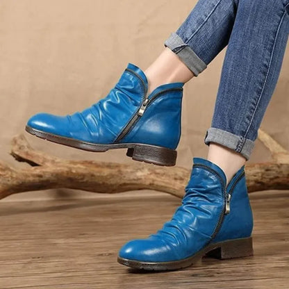 Cassiana - Botas de Cuero Relajadas