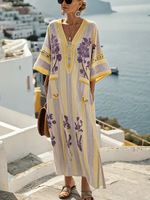 Vestido de Lino Bohemio