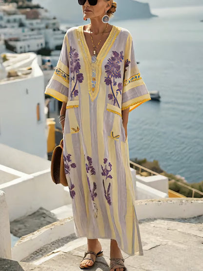 Vestido de Lino Bohemio
