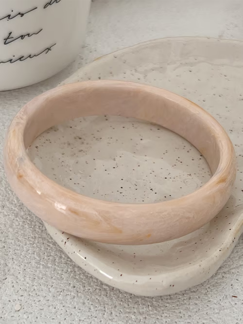 Pulsera Vintage Étnica de Mármol