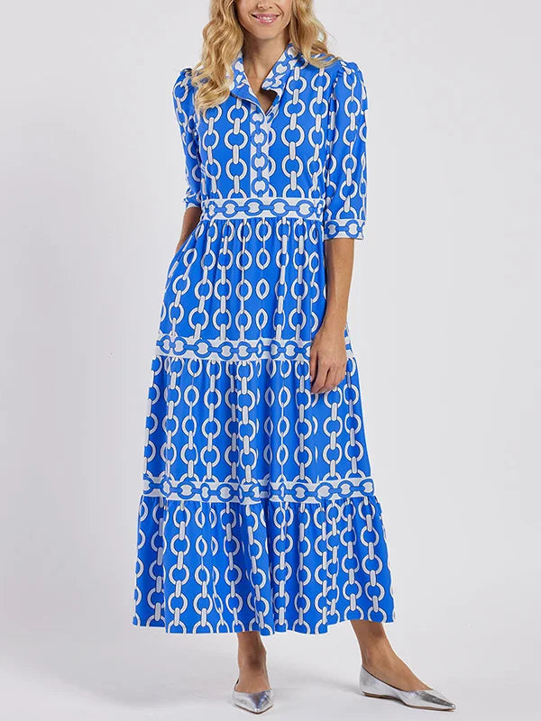 Juliette ~ Vestido Midi con Detalle de Cadena
