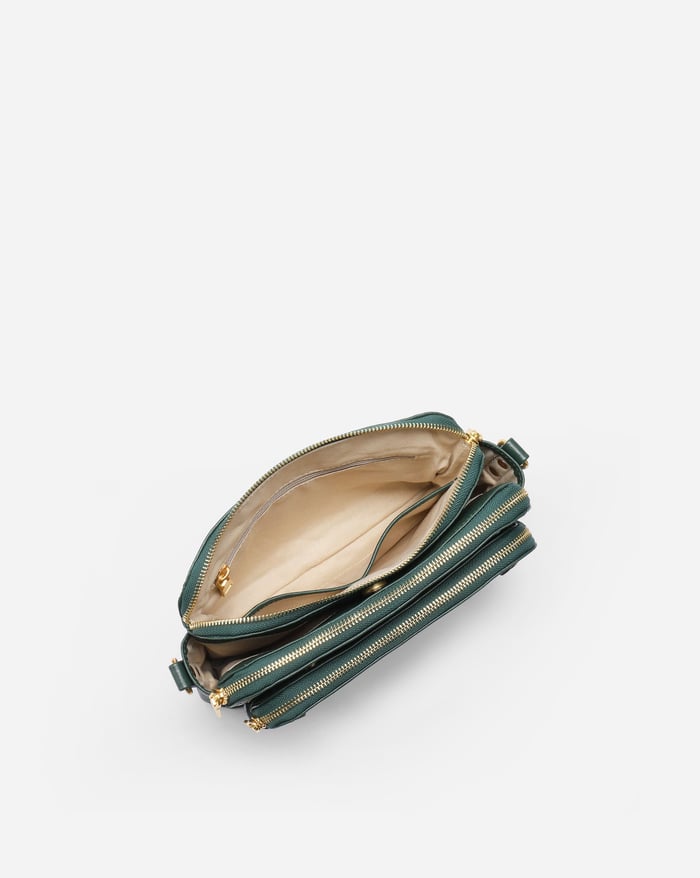 Jovie - Elegante Bolsa Cruzada de Tres Capas