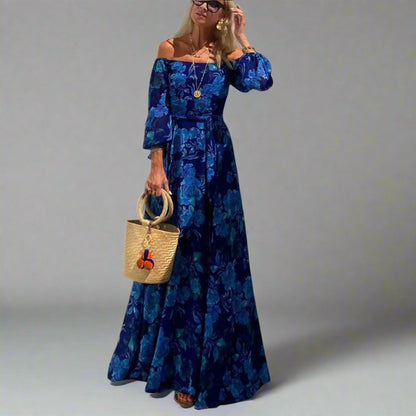 Annemarie | Vestido Maxi Floral Elegante para Máximo Confort