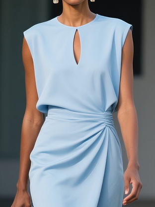 María | Vestido midi de diseñador