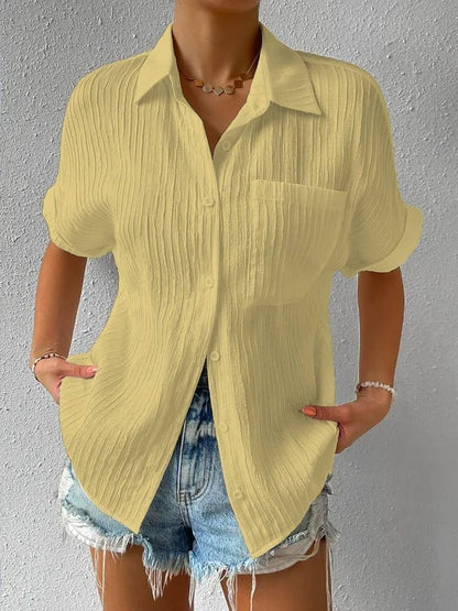 BLUSA CON CUELLO CLÁSICO ZAHRINA