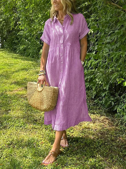 CELINE – VESTIDO CAMISERO RELAJADO