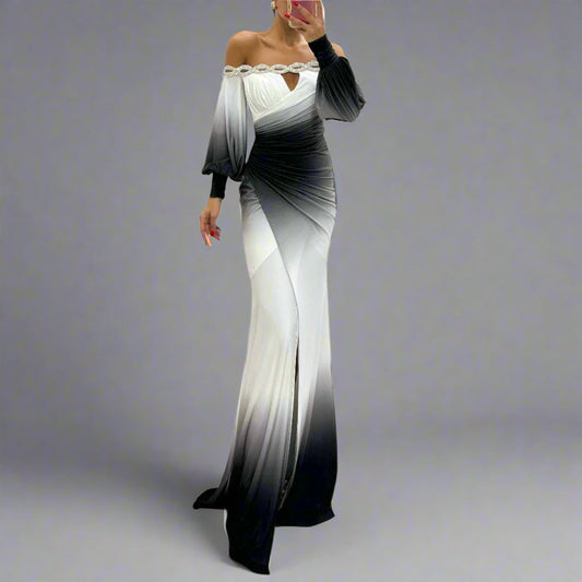 Susanne | Vestido de Noche Chic con Abertura Lateral