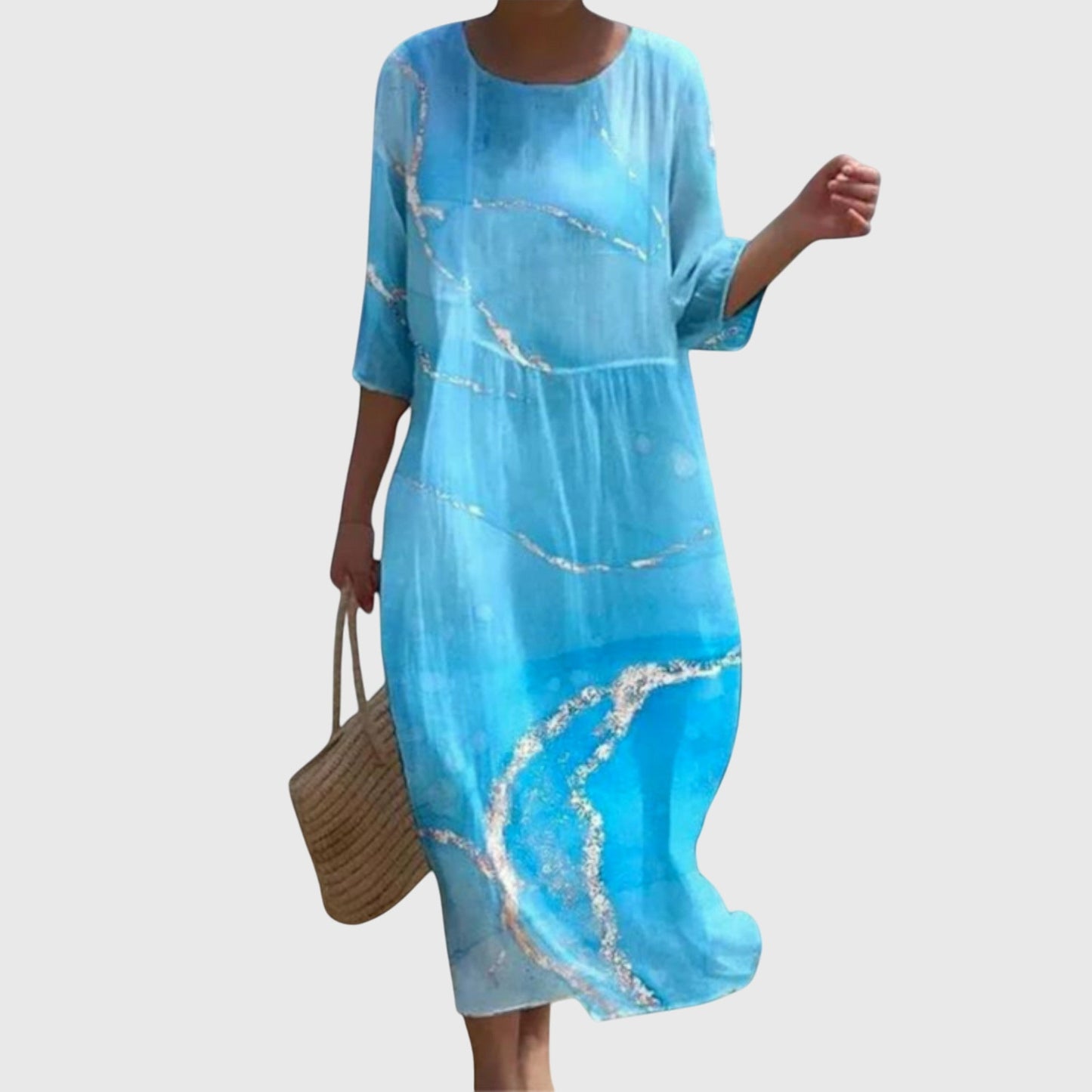 Hayley | Vestido Maxi Floral Elegante
