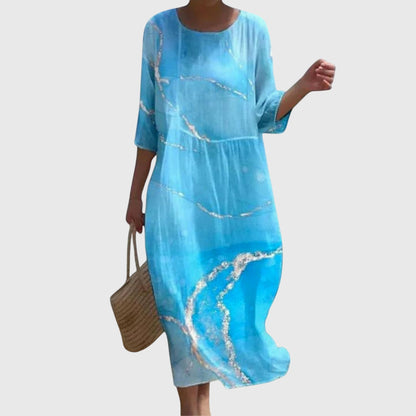 Hayley | Vestido Maxi Floral Elegante