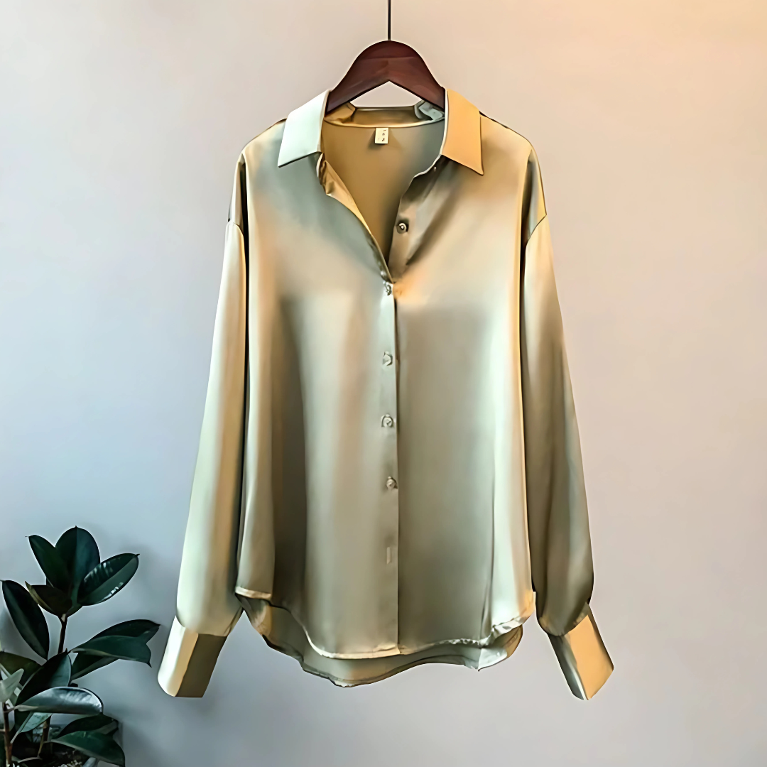 Celina – Blusa Clásica con Botones