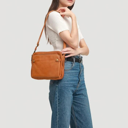 Jovie - Elegante Bolsa Cruzada de Tres Capas