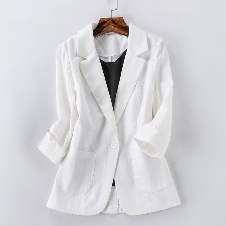 BLAZER DE LINO TENDENCIA DELMARA I