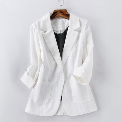 BLAZER DE LINO TENDENCIA DELMARA I