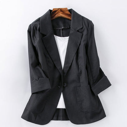 BLAZER DE LINO TENDENCIA DELMARA I