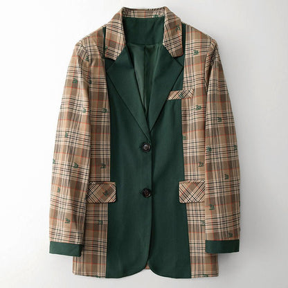 BLAZER RETRO A CUADROS KATHELINA I