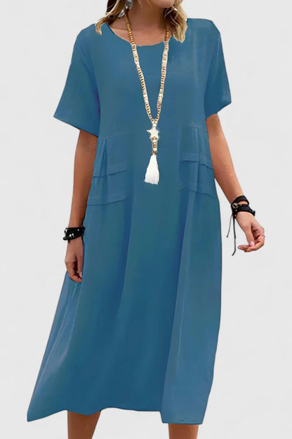 ELIZABETH – VESTIDO MIDI DE ELEGANCIA RELAJADA