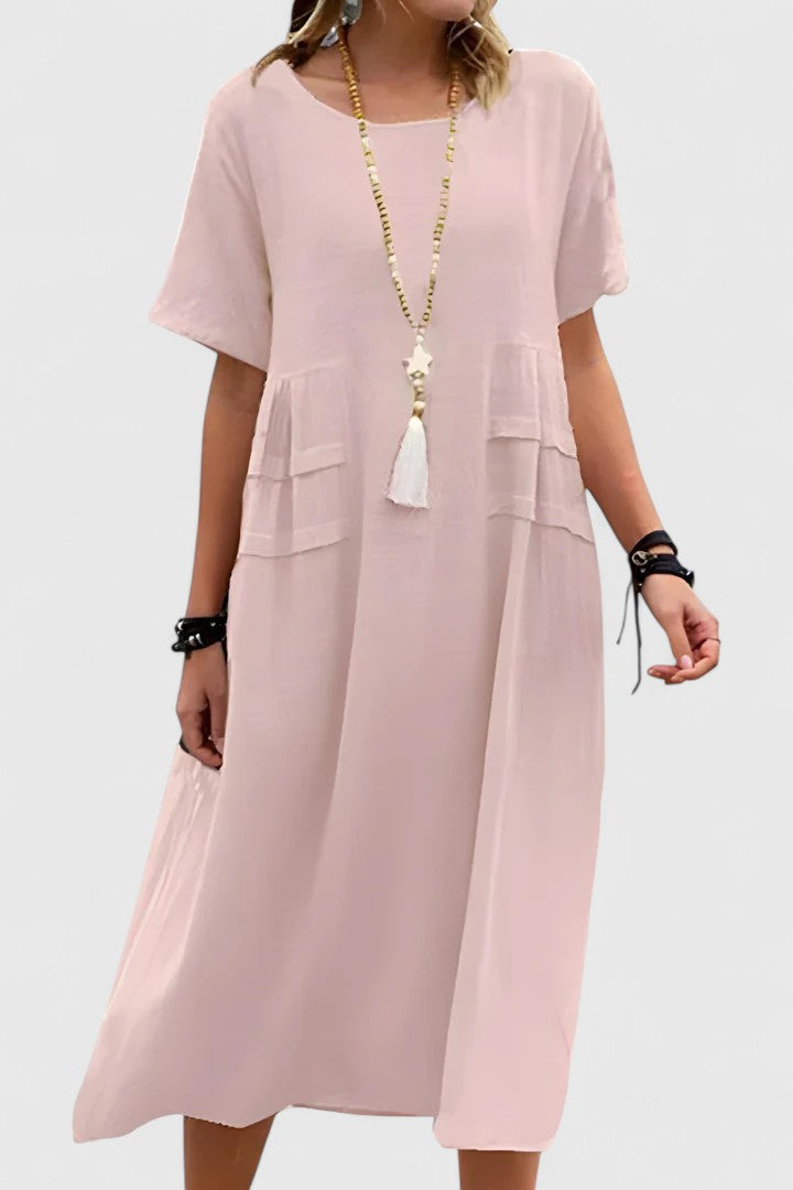 ELIZABETH – VESTIDO MIDI DE ELEGANCIA RELAJADA