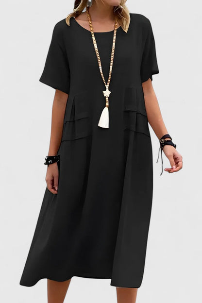 ELIZABETH – VESTIDO MIDI DE ELEGANCIA RELAJADA