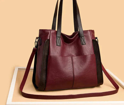 Bolso de Cuero Clásico Indigo