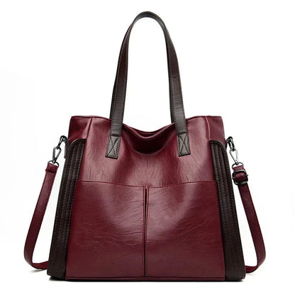 Bolso de Cuero Clásico Indigo