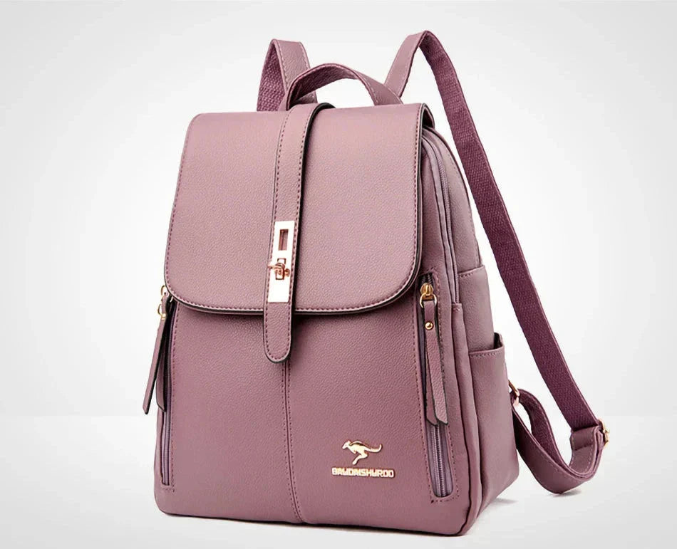 Mochila de Cuero Alisa