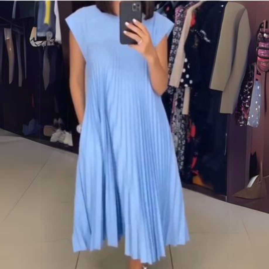 Seline® | Vestido Plisado Ligero y Fresco