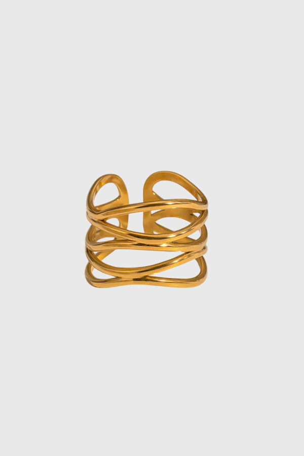 Catalina | Anillo de Acero Inoxidable Elegante