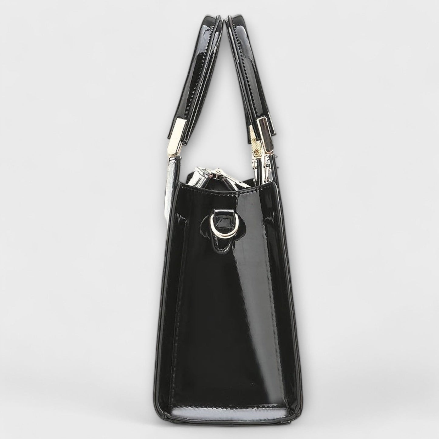 Bolso de Mano con Patrón de Cocodrilo Brillante