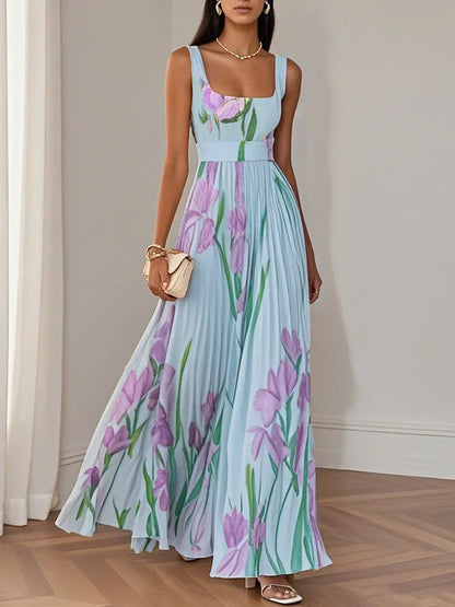 SERENA – VESTIDO MAXI DE ELEGANCIA EN FLOR