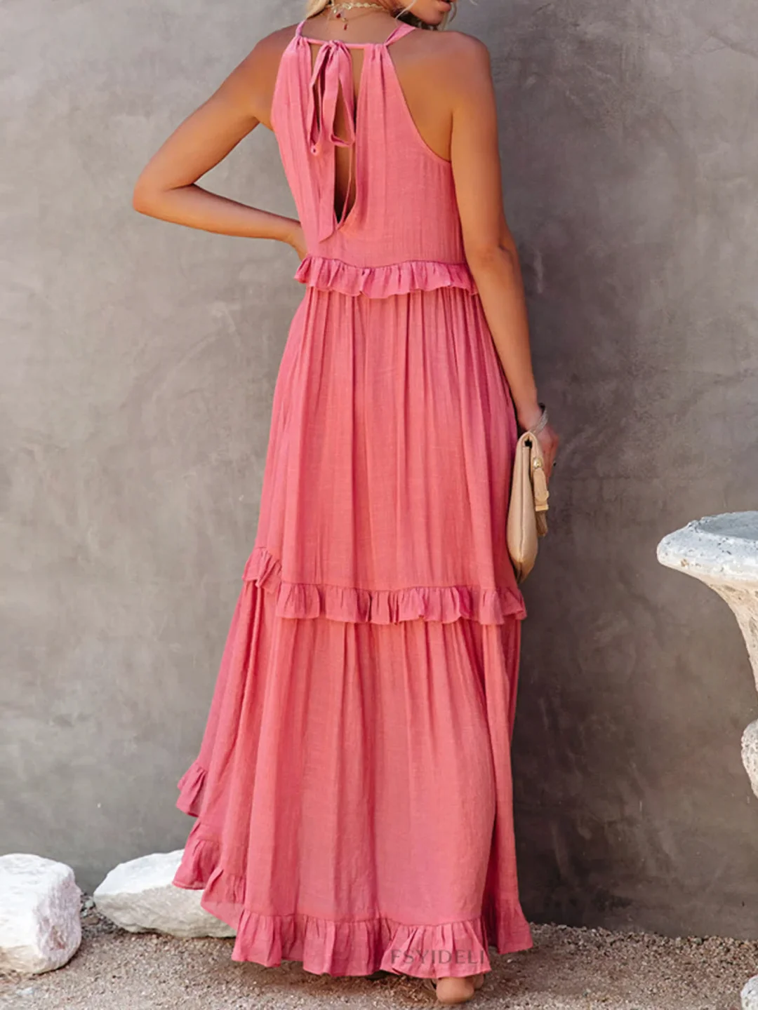 Mabel | Vestido Maxi Ruffle Breeze